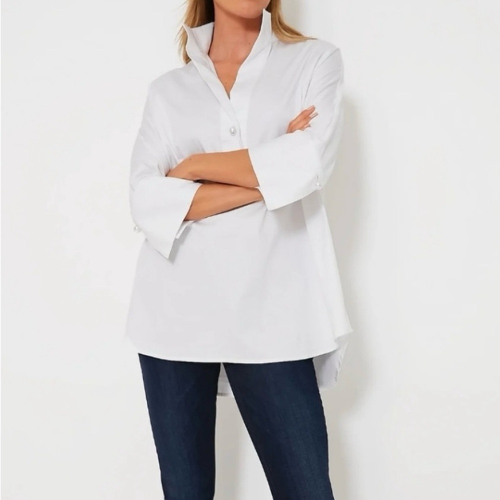 TUCKERNUCK Blanc Willow Blouse NWT